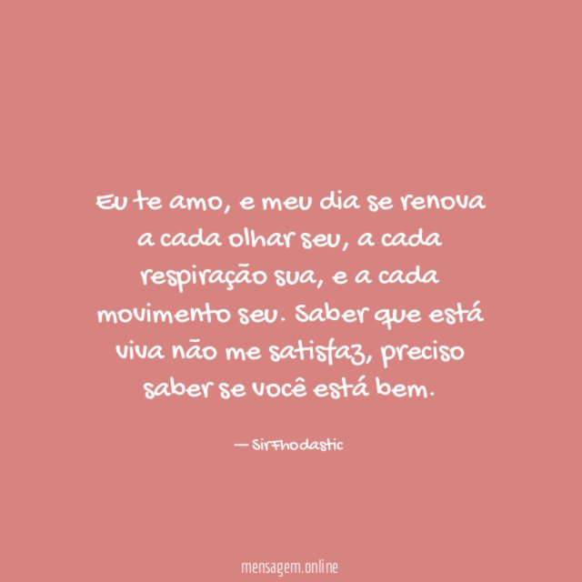 Eu te amo