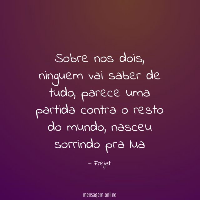 Sobre nos dois