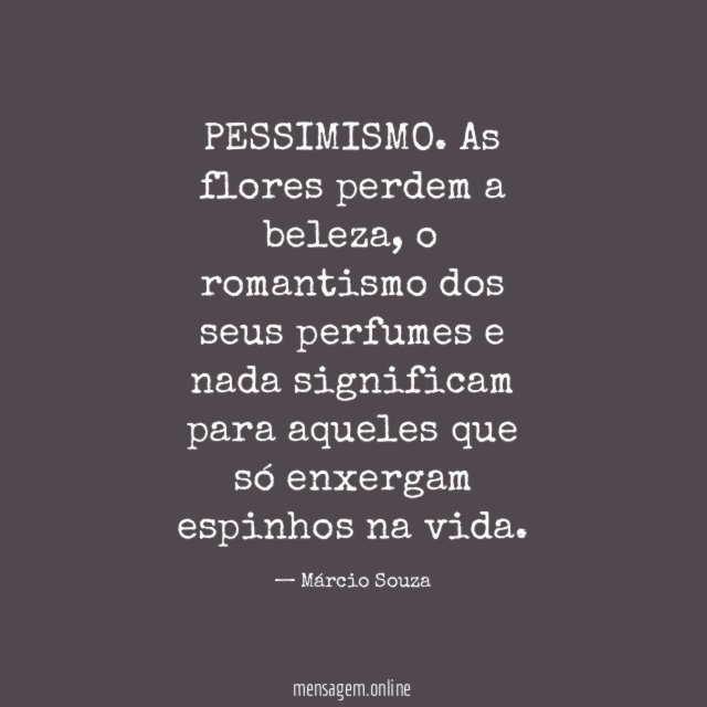 PESSIMISMO