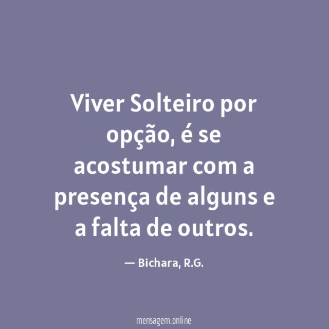 Viver Solteiro por opção