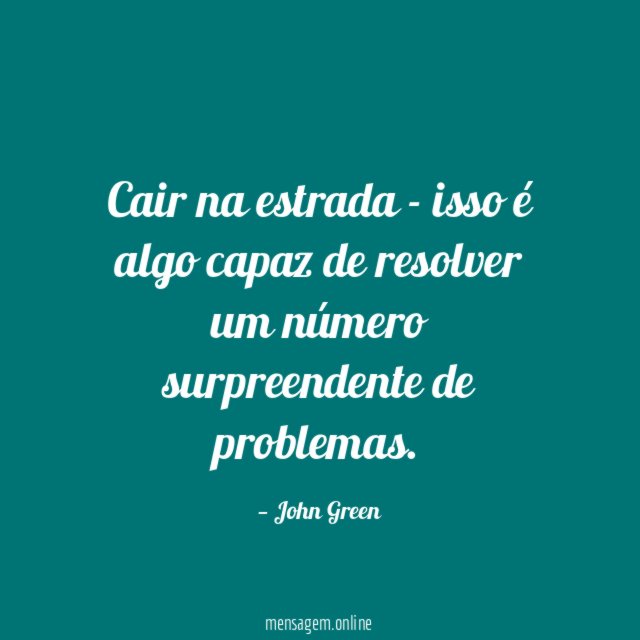 Cair na estrada - isso é algo capaz