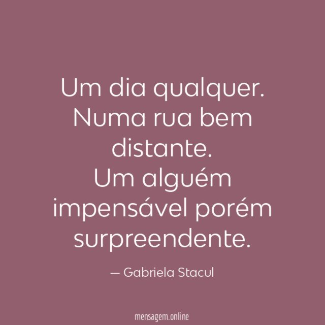 Um dia qualquer