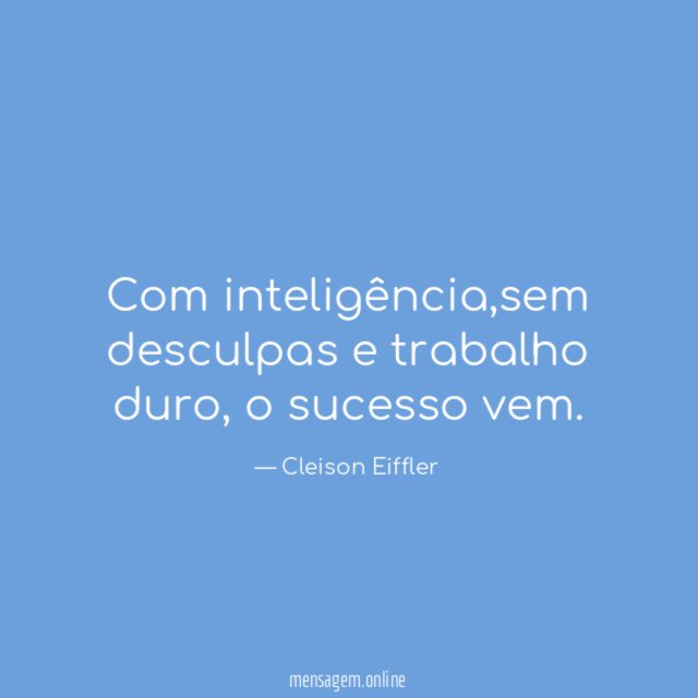 Com inteligência