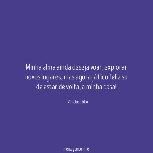 Minha alma ainda deseja voar