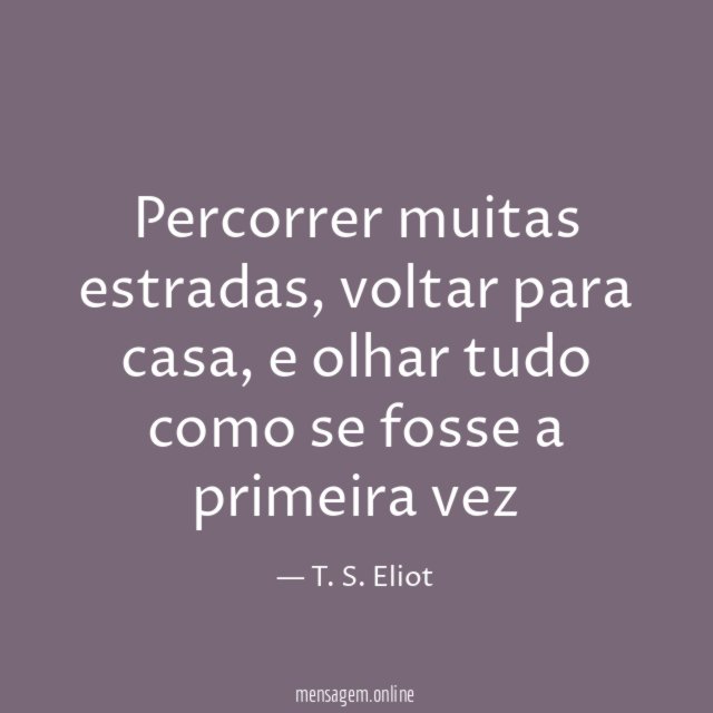 Percorrer muitas estradas