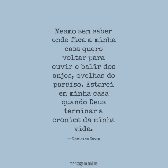 Mesmo sem saber onde fica a minha casa