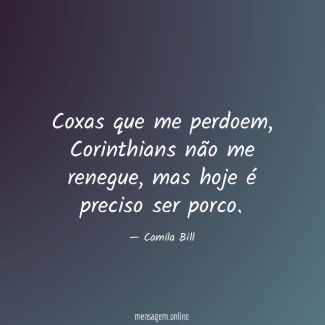 Coxas que me perdoem