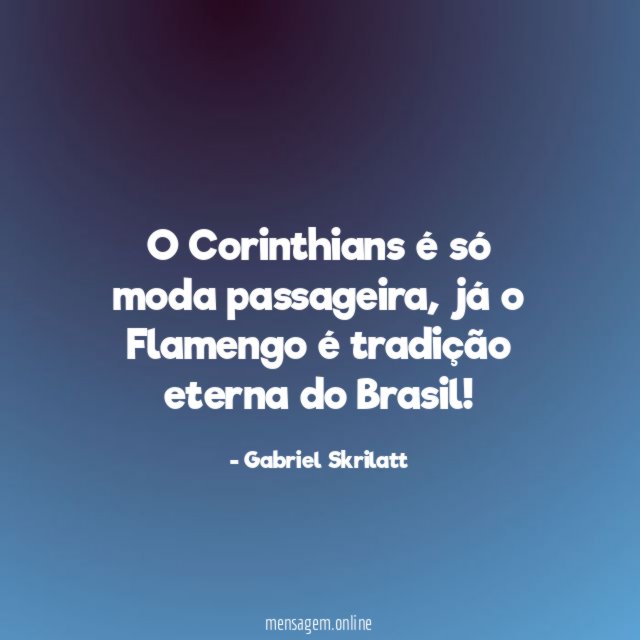 O Corinthians é só moda passageira