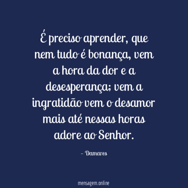 É preciso aprender