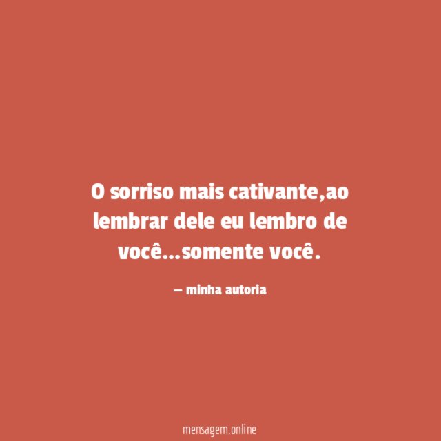 O sorriso mais cativante