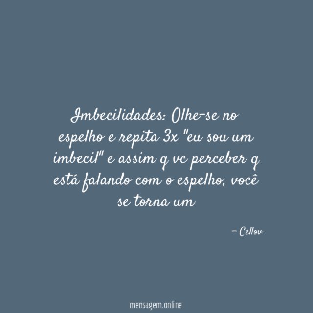 Imbecilidades