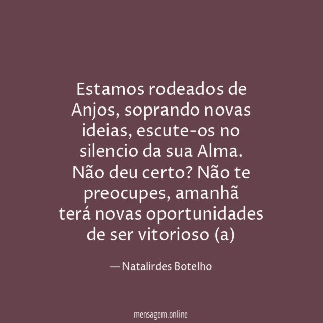 Estamos rodeados de Anjos