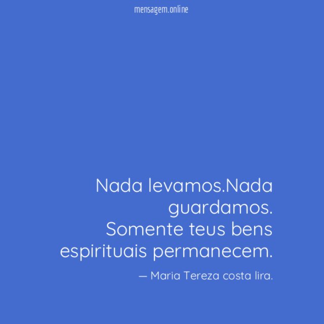 Nada levamos
