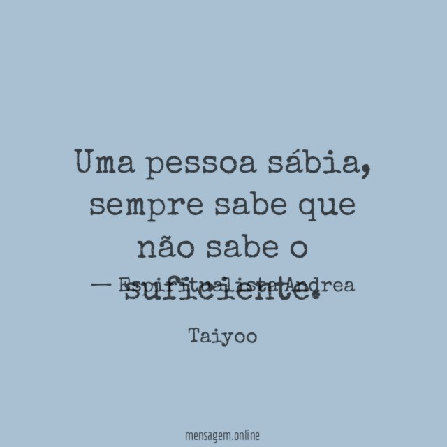 Uma pessoa sábia