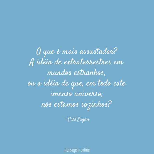 O que é mais assustador