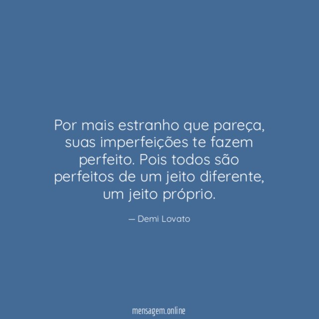 Por mais estranho que pareça