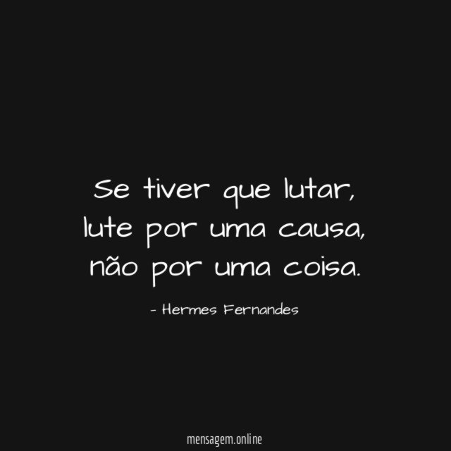 Se tiver que lutar