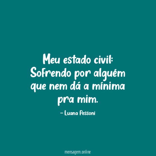 Meu estado civil