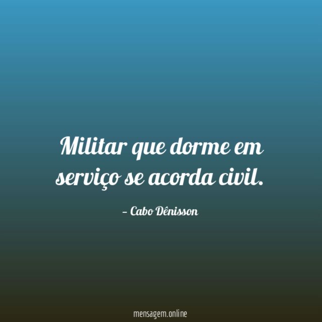 Militar que dorme em serviço se acorda civil