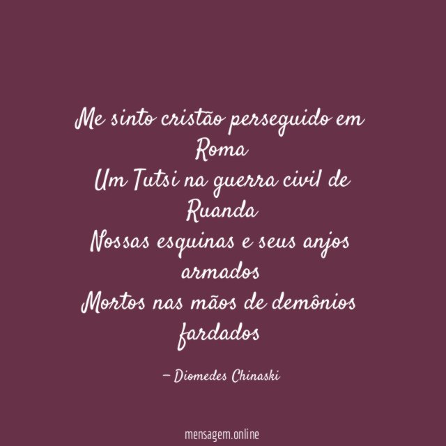 Me sinto cristão perseguido em Roma Um Tutsi na