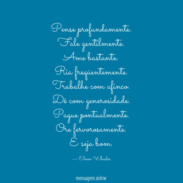 Pense profundamente