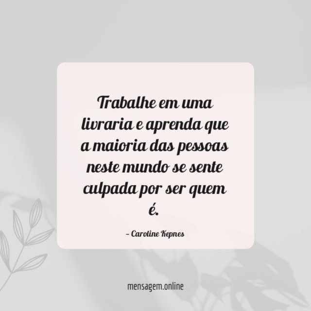Trabalhe em uma livraria e aprenda que a