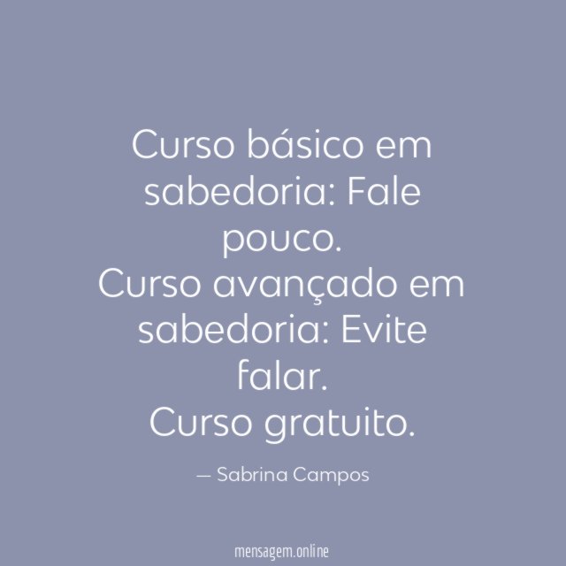 Curso básico em sabedoria