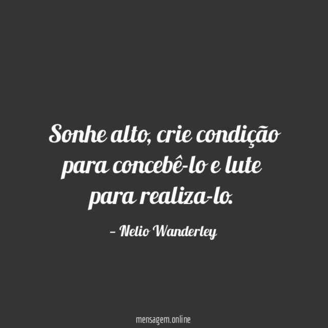 Sonhe alto