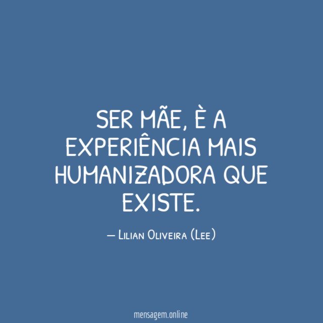Ser mãe