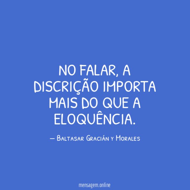 No falar