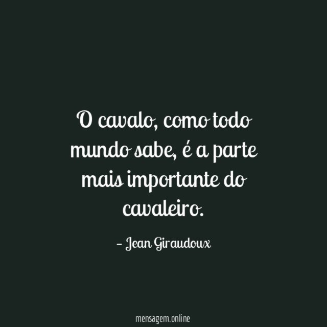 O cavalo