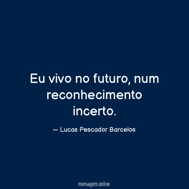 Eu vivo no futuro