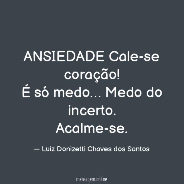 ANSIEDADE