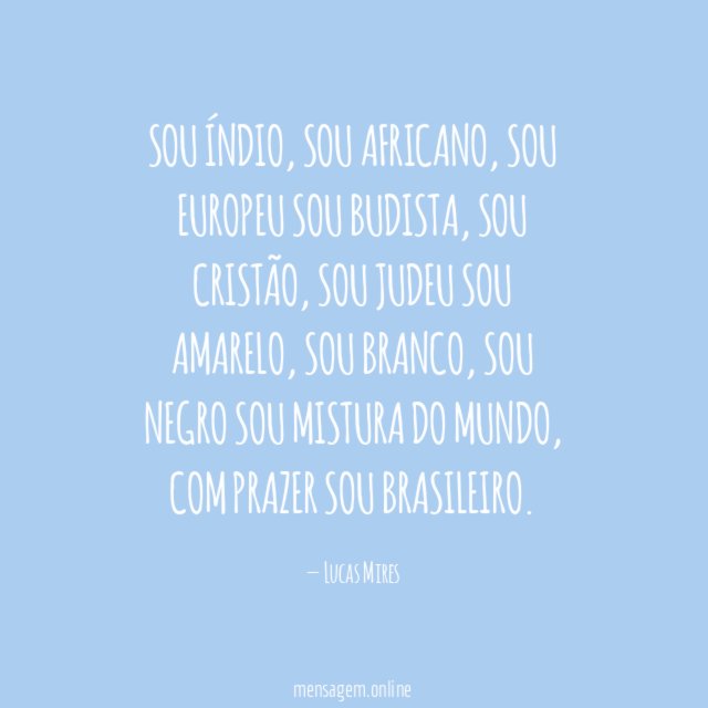 Sou índio