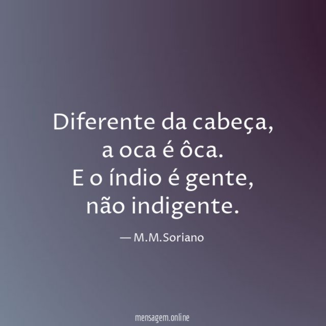 Diferente da cabeça