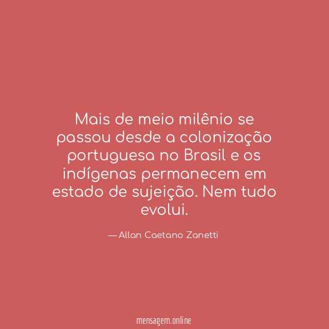 Mais de meio milênio se passou desde a
