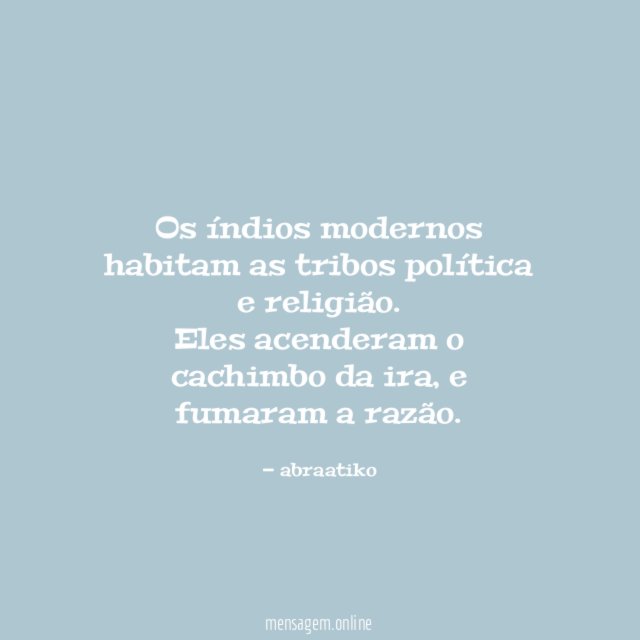 Os índios modernos habitam as tribos política e religião