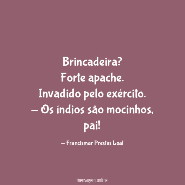 Brincadeira?