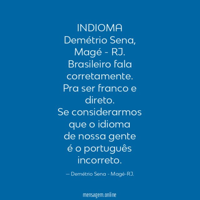 INDIOMA