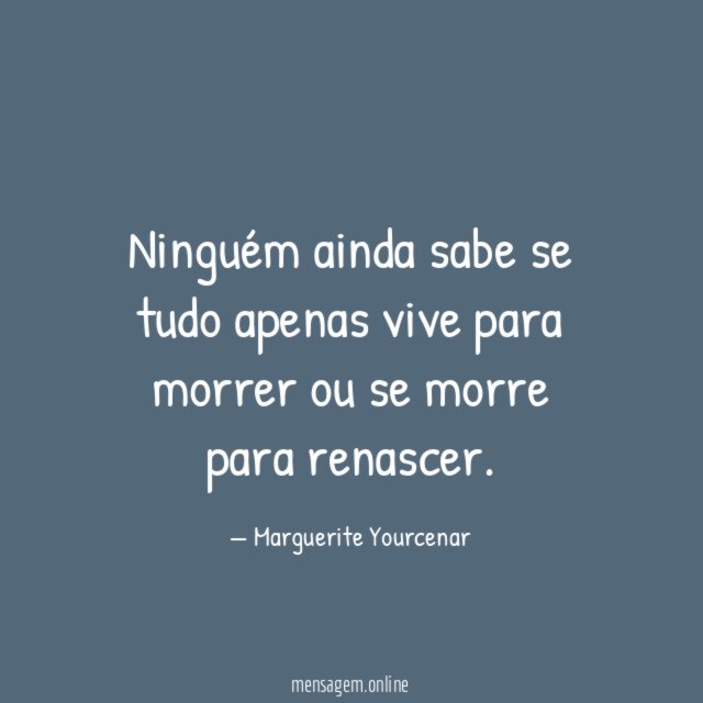 Ninguém ainda sabe se tudo apenas vive para