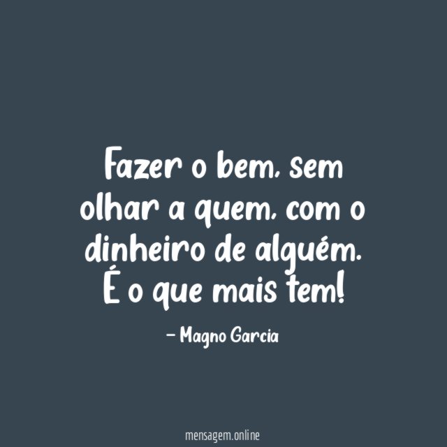 Fazer o bem