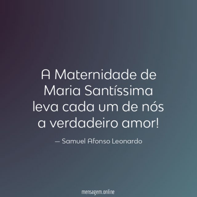 A Maternidade de Maria Santíssima leva cada um