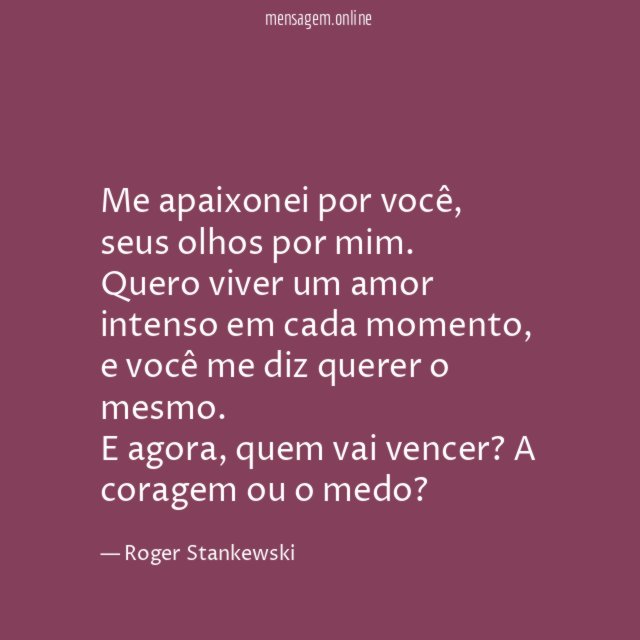 Me apaixonei por você