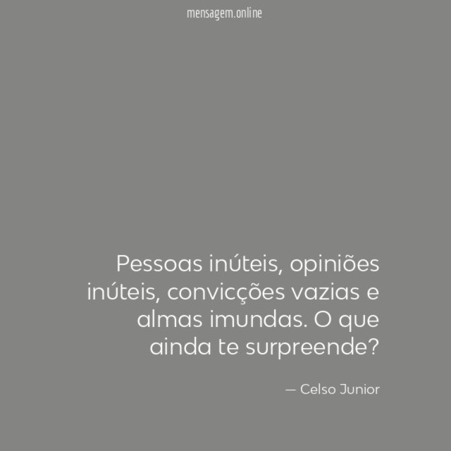 Pessoas inúteis