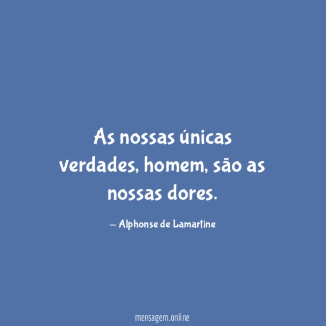 As nossas únicas verdades
