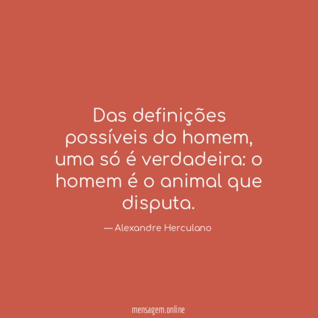 Das definições possíveis do homem