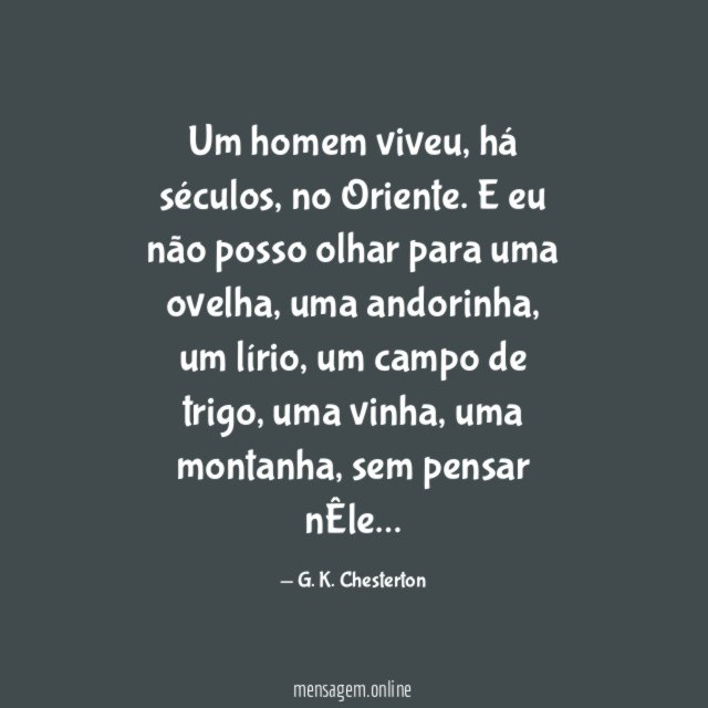 Um homem viveu
