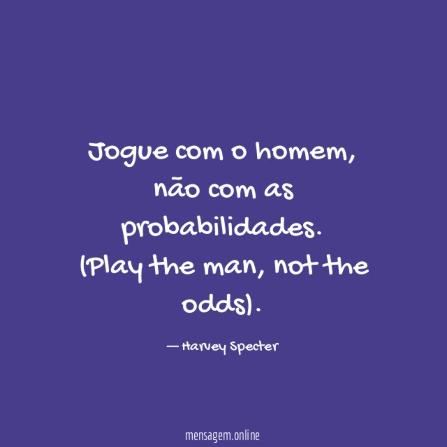 Jogue com o homem