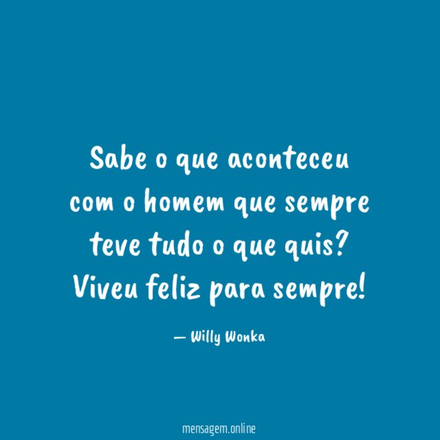 Sabe o que aconteceu com o homem que