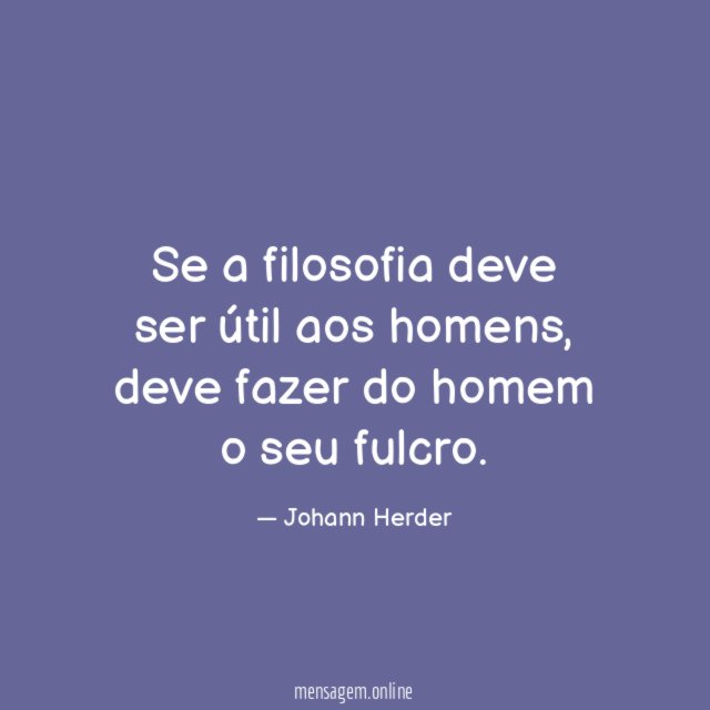 Se a filosofia deve ser útil aos homens